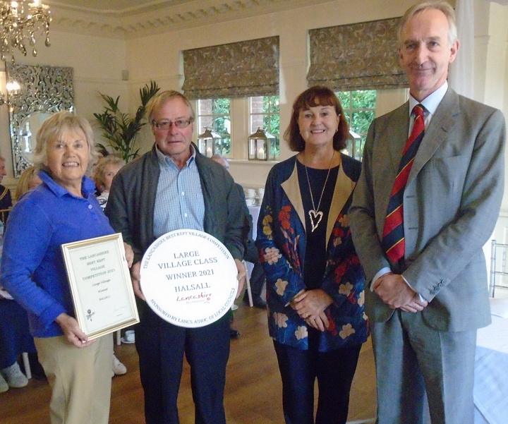 Lancashire Best Kept Village Competition 2021 - Winners Presentation - Large Village - Hallsall