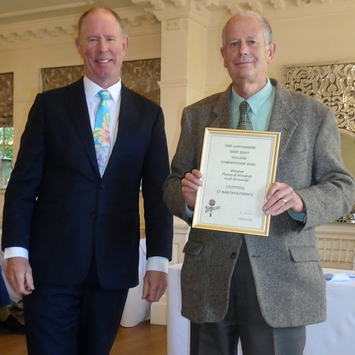 Lancashire Best Kept Village Competition 2022 - Winners Presentation - Outstanding Features - Places of Worship & Grounds	- St. Bartholomew's Church - Chipping