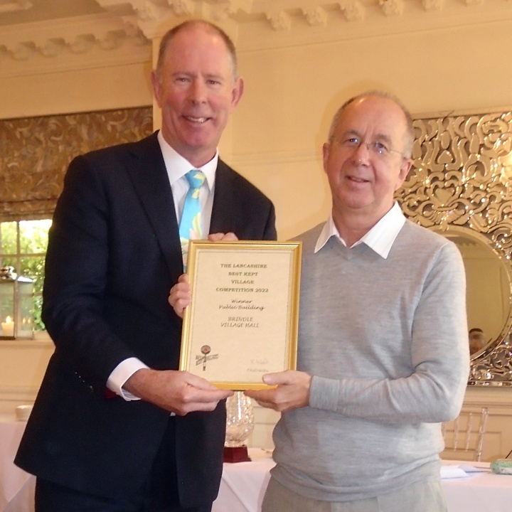 Lancashire Best Kept Village Competition 2022 - Winners Presentation - Outstanding Features - Public Buildings - Village Hall - Brindle