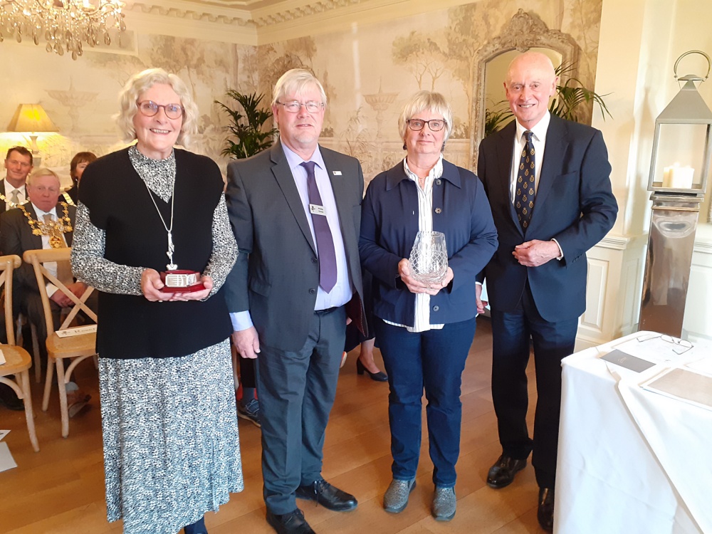 Lancashire Best Kept Village Competition 2024 - Grindleton is awarded 'Best Kept Large Village at the Awards Ceremony. Presented by Phil Orme from Lancashire Association of Local Councils