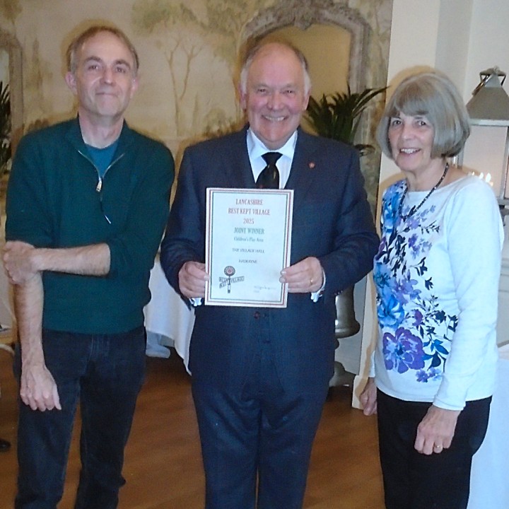 Lancashire Best Kept Village Competition 2025 - Winners Presentation - Outstanding Features -  Childens Play Areas (Joint Winners) - Village Hall, Haskayne