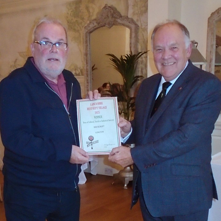 Lancashire Best Kept Village Competition 2025 - Winners Presentation - Outstanding Features - Item of Cultural/Social/Industrial Interest  - The Brickcroft, Longton