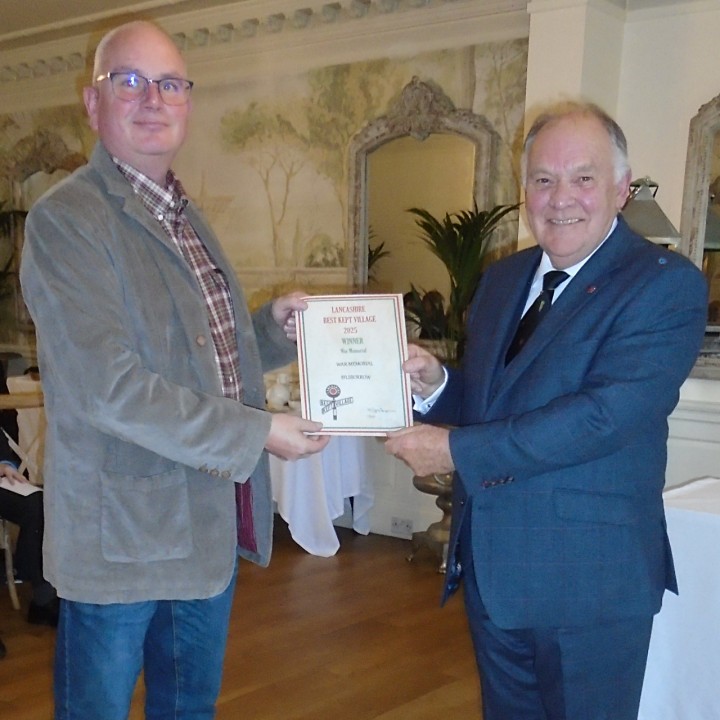 Lancashire Best Kept Village Competition 2025 - Winners Presentation - Outstanding Features -  War Memorial - War Memorial, Bilsborrow